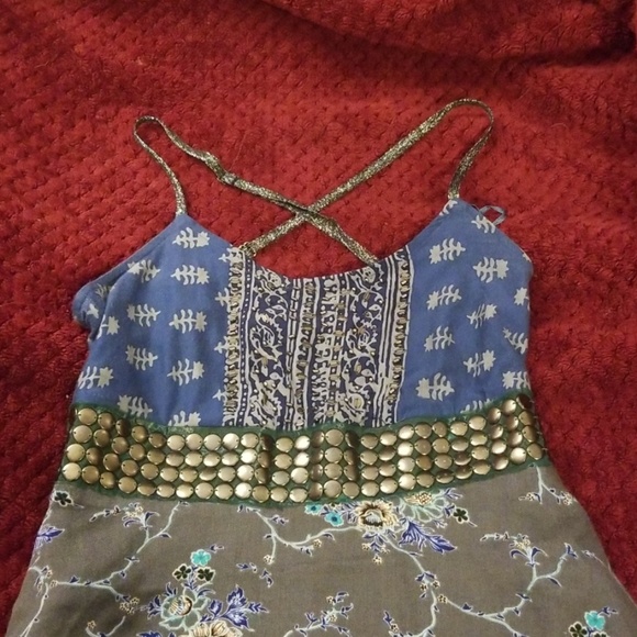 Blue Free People Dress - Picture 2 of 5